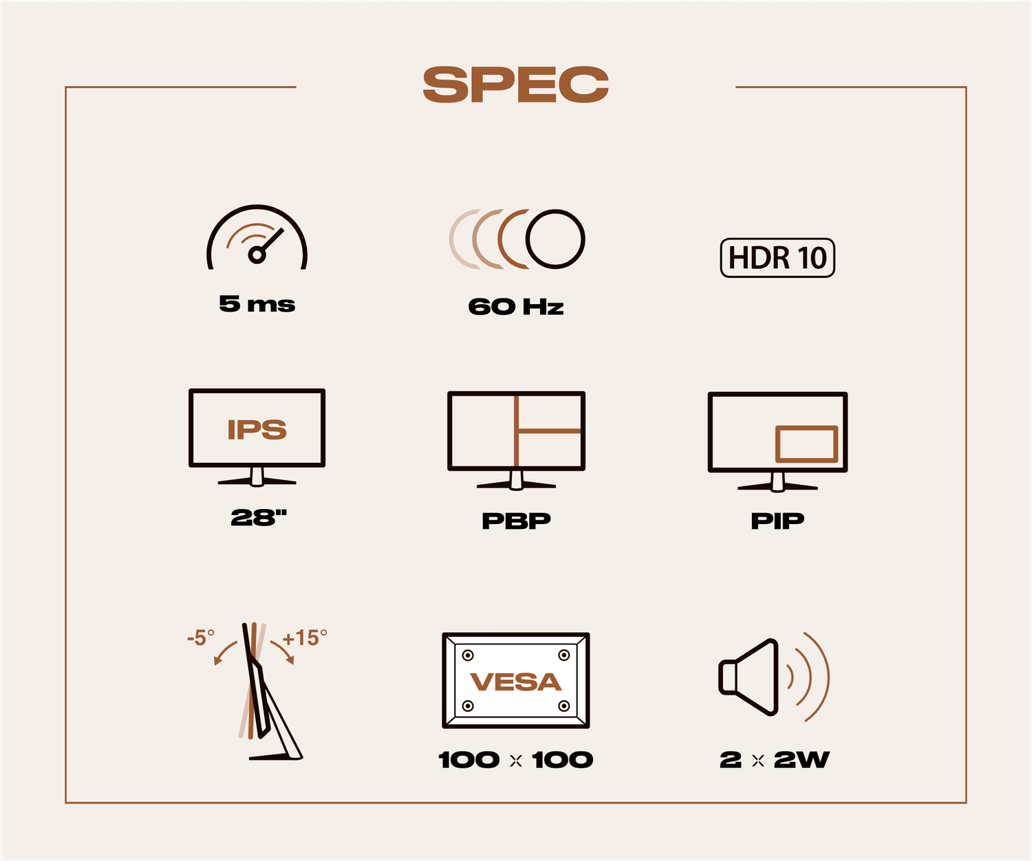 Büro Monitor | 28&quot; | 4K UHD | 60Hz