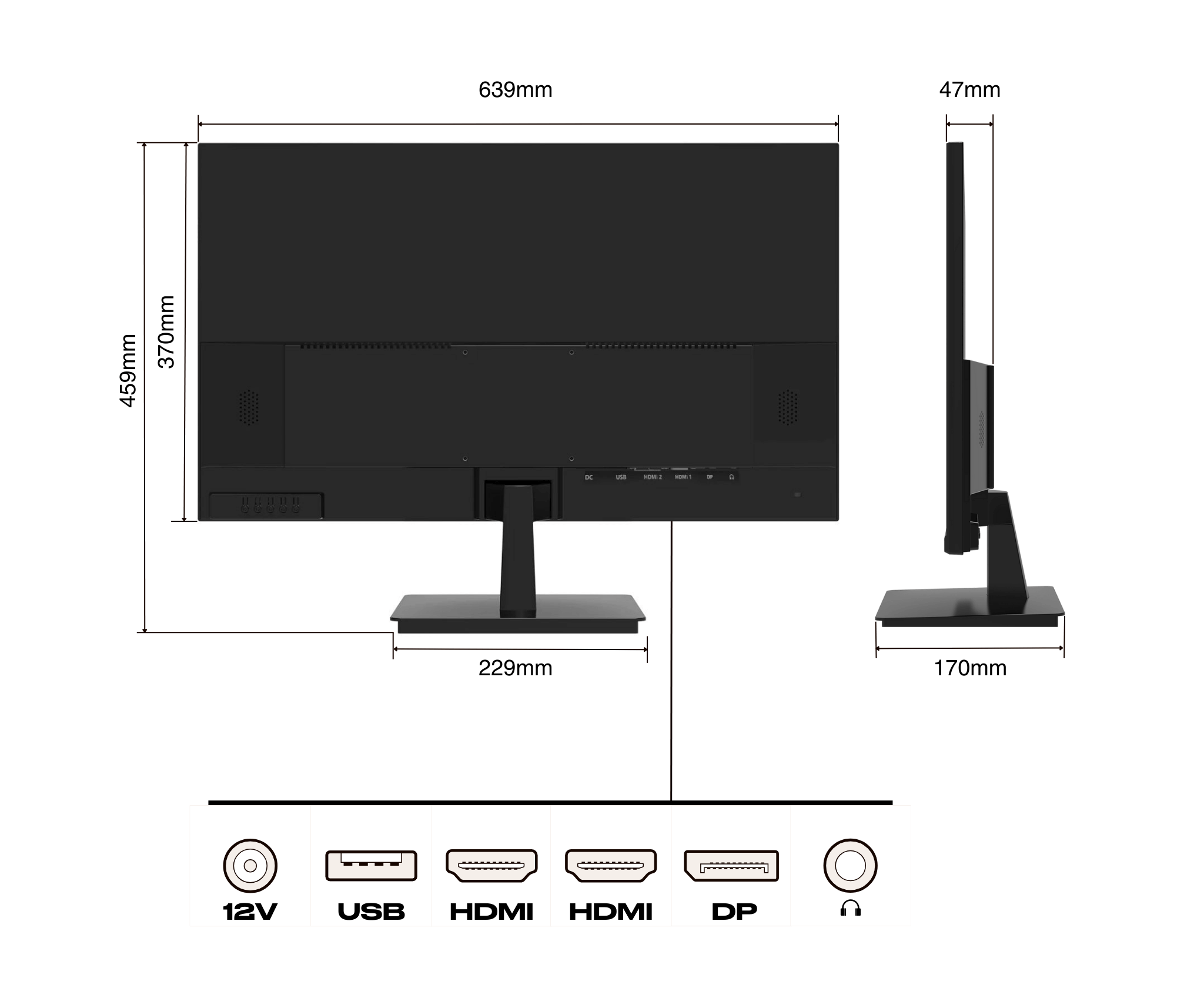 Büro Monitor | 28&quot; | 4K UHD | 60Hz