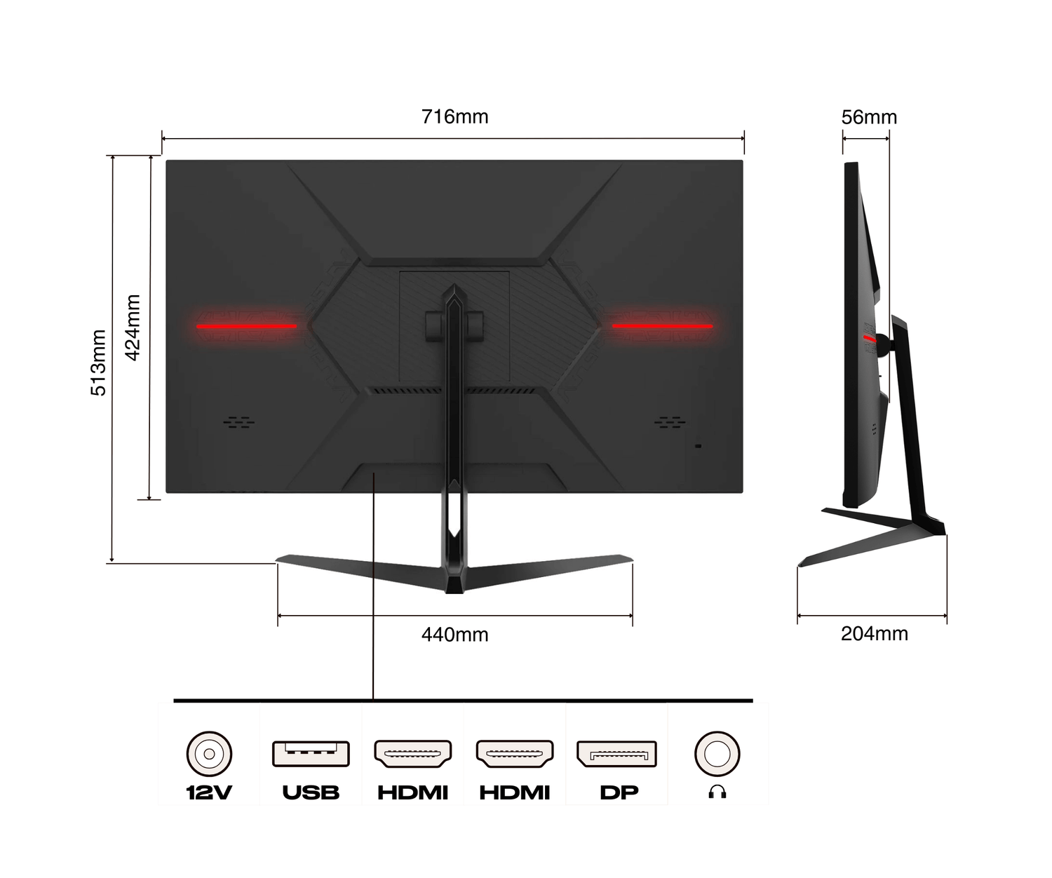 Gaming Monitor | 31,5&quot; | IPS | WQHD | 165Hz