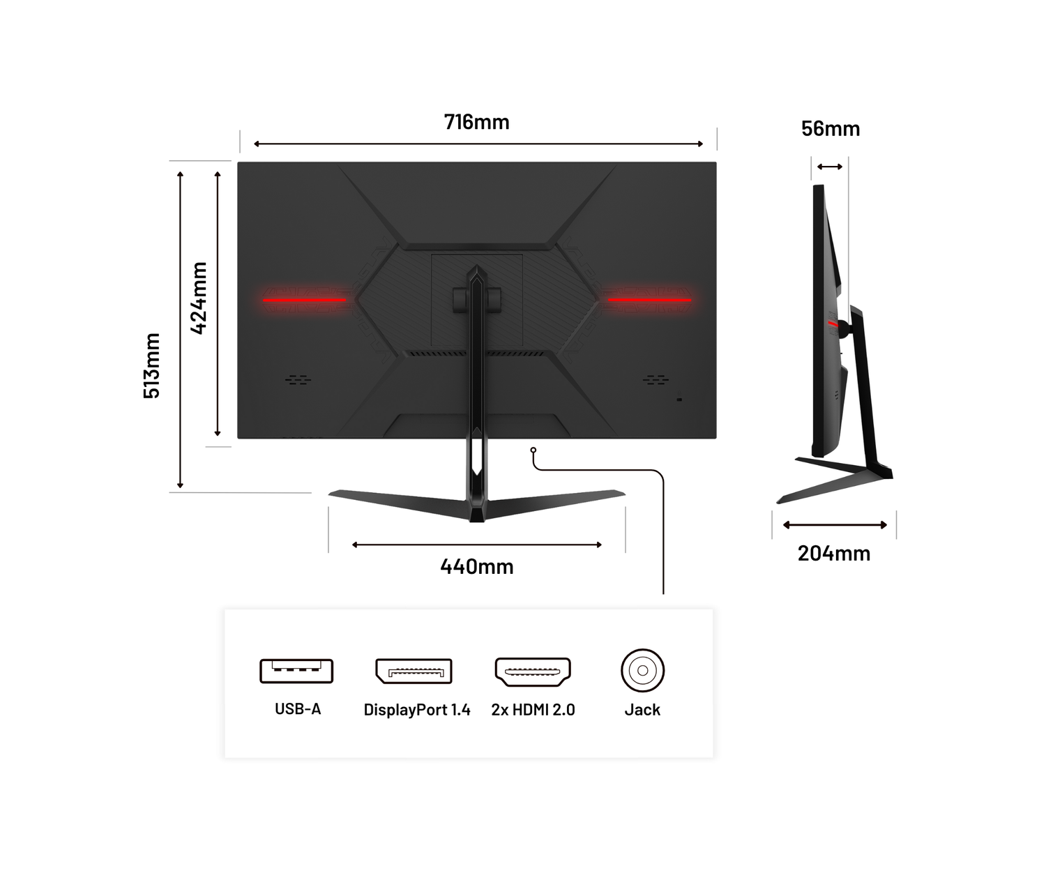 Gaming Monitor | 31.5&quot; | IPS | WQHD | 165Hz