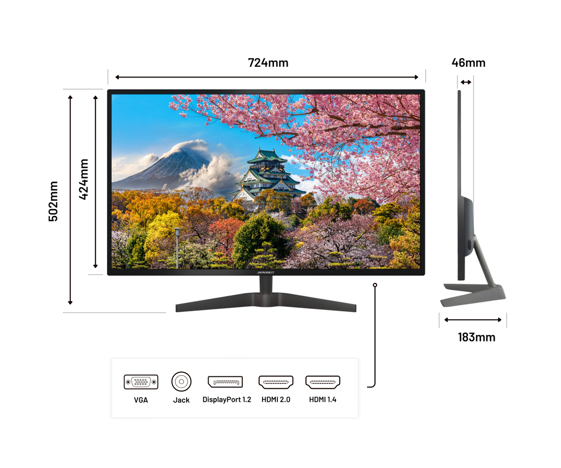 Desktop Monitor | 32&quot; | WQHD | 60Hz (refurbished)