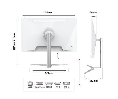 Office PC Monitor | 31.5" | 6K | 60Hz
