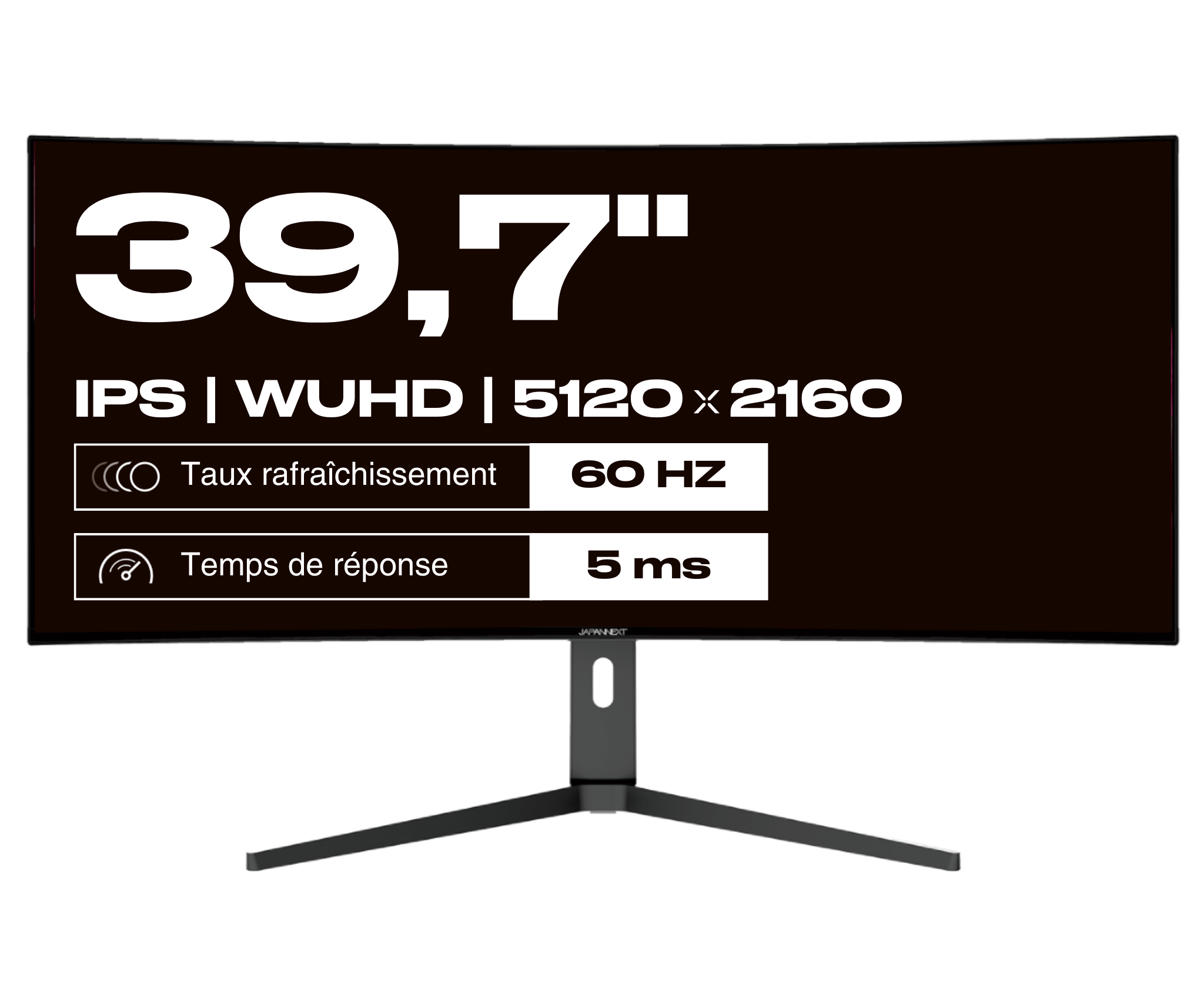 Curved Monitor | 39.7&quot; | WUHD | IPS | USB-C (+ 65W charging) (refurbished)