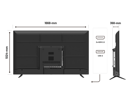 Digital signage monitor | 75&quot; | 4K UHD