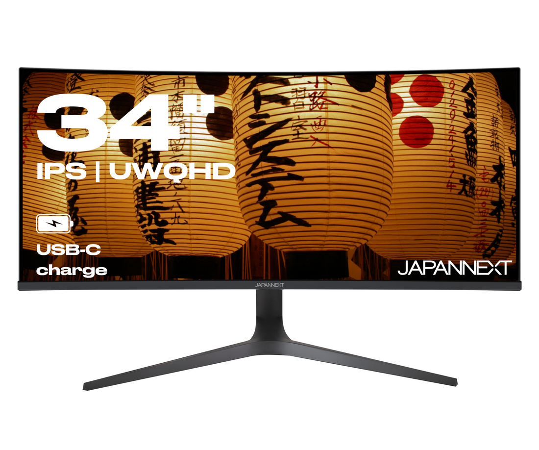 Monitor | 34&quot; | UWQHD | Curved | IPS | USB-C (+ Ladung 65W)