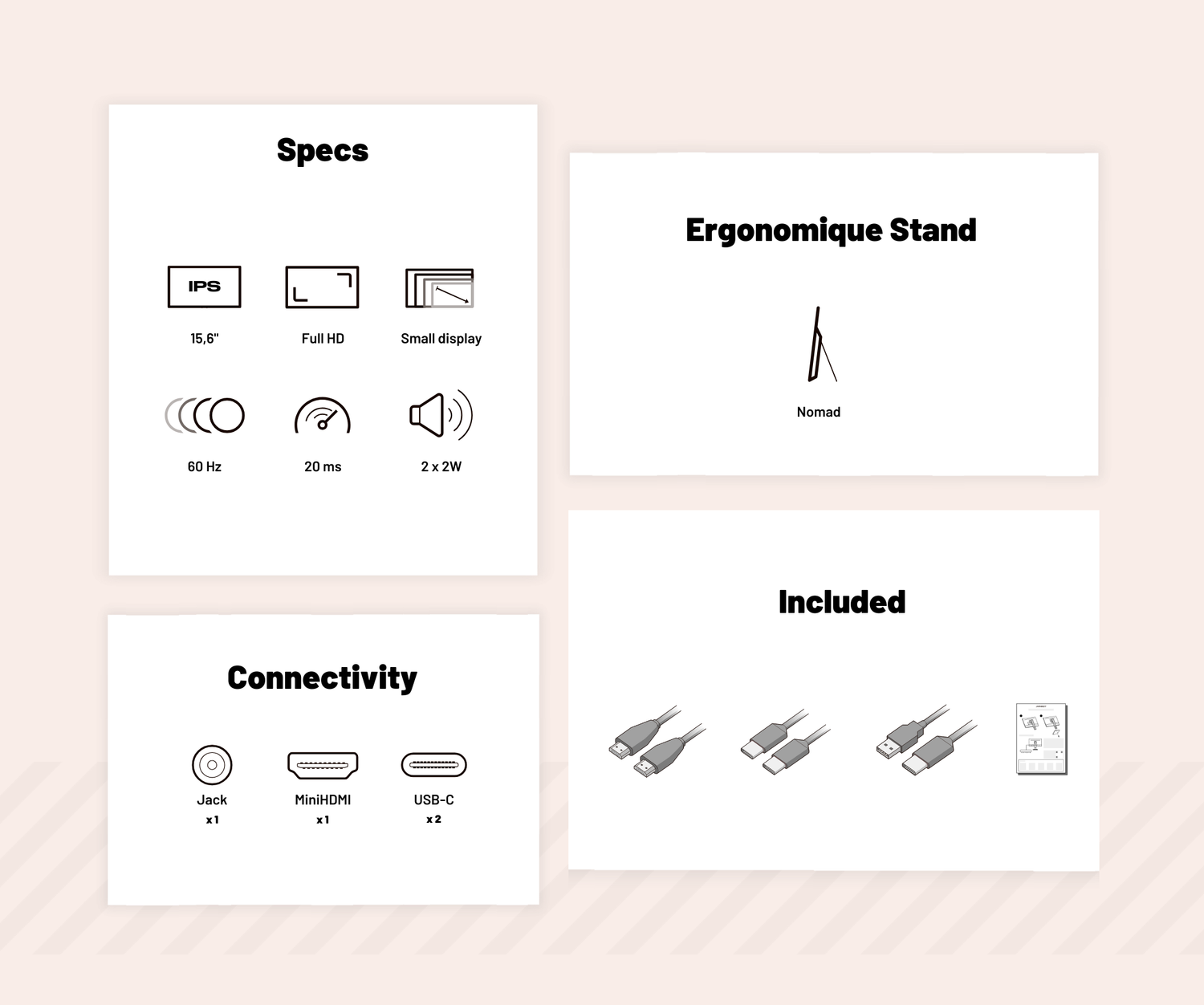 Mobile Monitor | 15.6" | IPS | Full HD