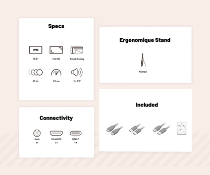 Mobile Monitor | 15.6" | IPS | Full HD