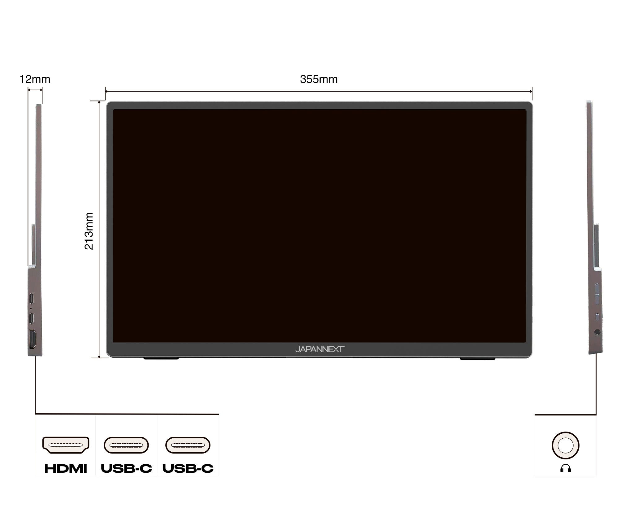 Mobiler Monitor | Touchscreen | 15.6&quot; | FULL HD