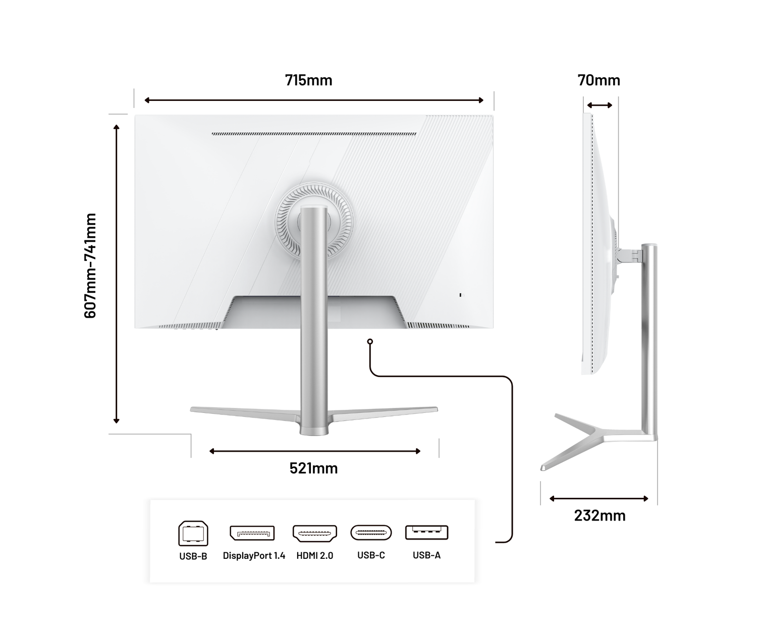 Office PC Monitor | 31.5" | 6K | 60Hz