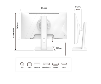 Monitor | 27&quot; | WQHD | Weiß