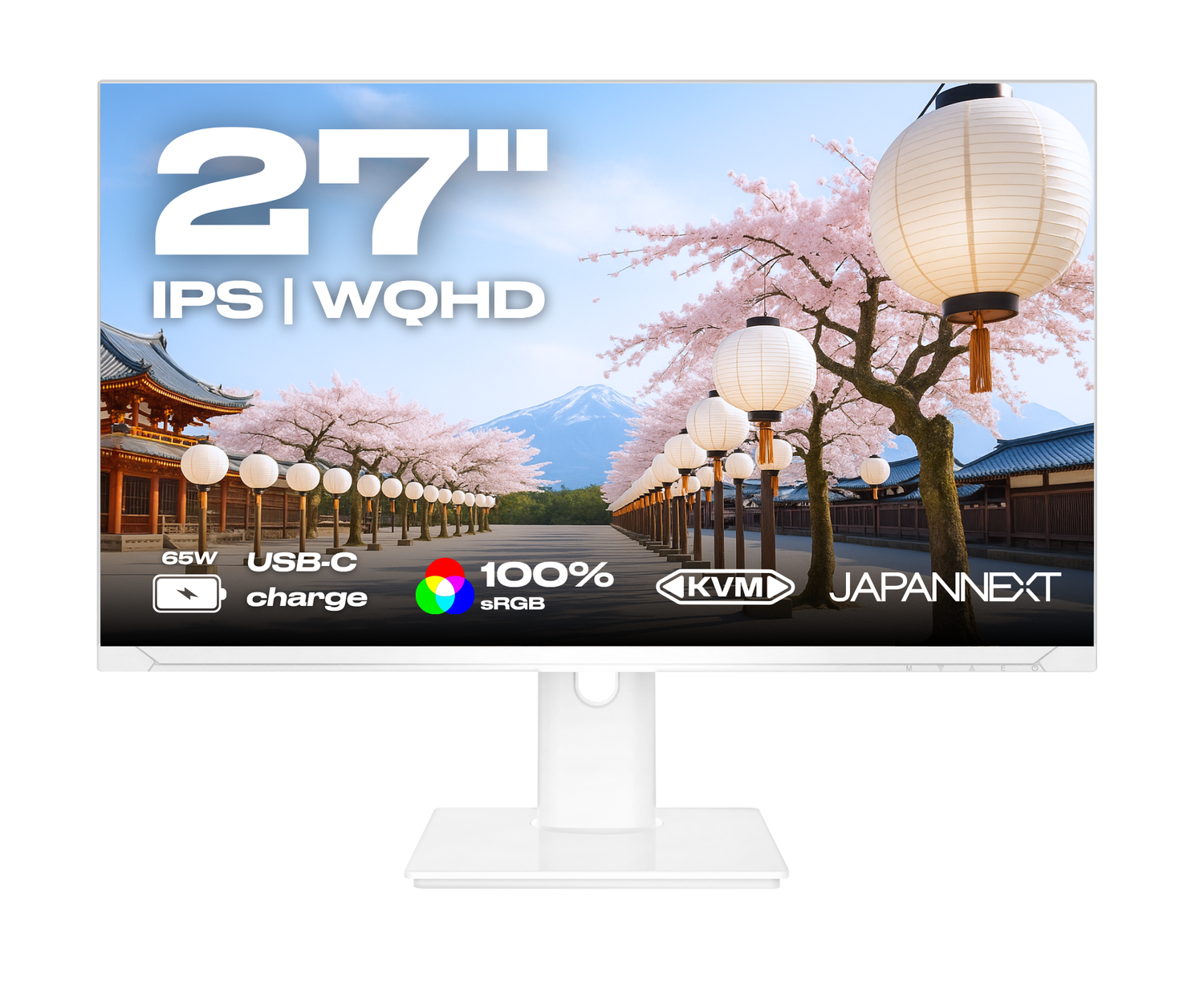 Monitor | 27&quot; | WQHD | Weiß