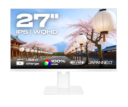 Monitor | 27&quot; | WQHD | Weiß