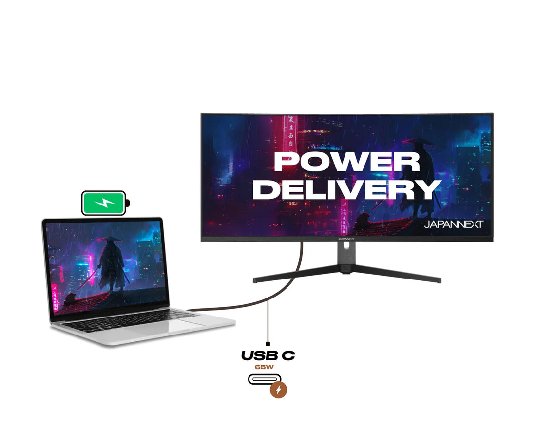 Curved Monitor | 37.5&quot; | UWQHD+ | 144Hz | USB-C (+ charge 65W)