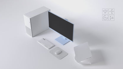 Gaming/deskwork monitor | 23.8&quot; | IPS | FHD | 120Hz | Pastel Blue