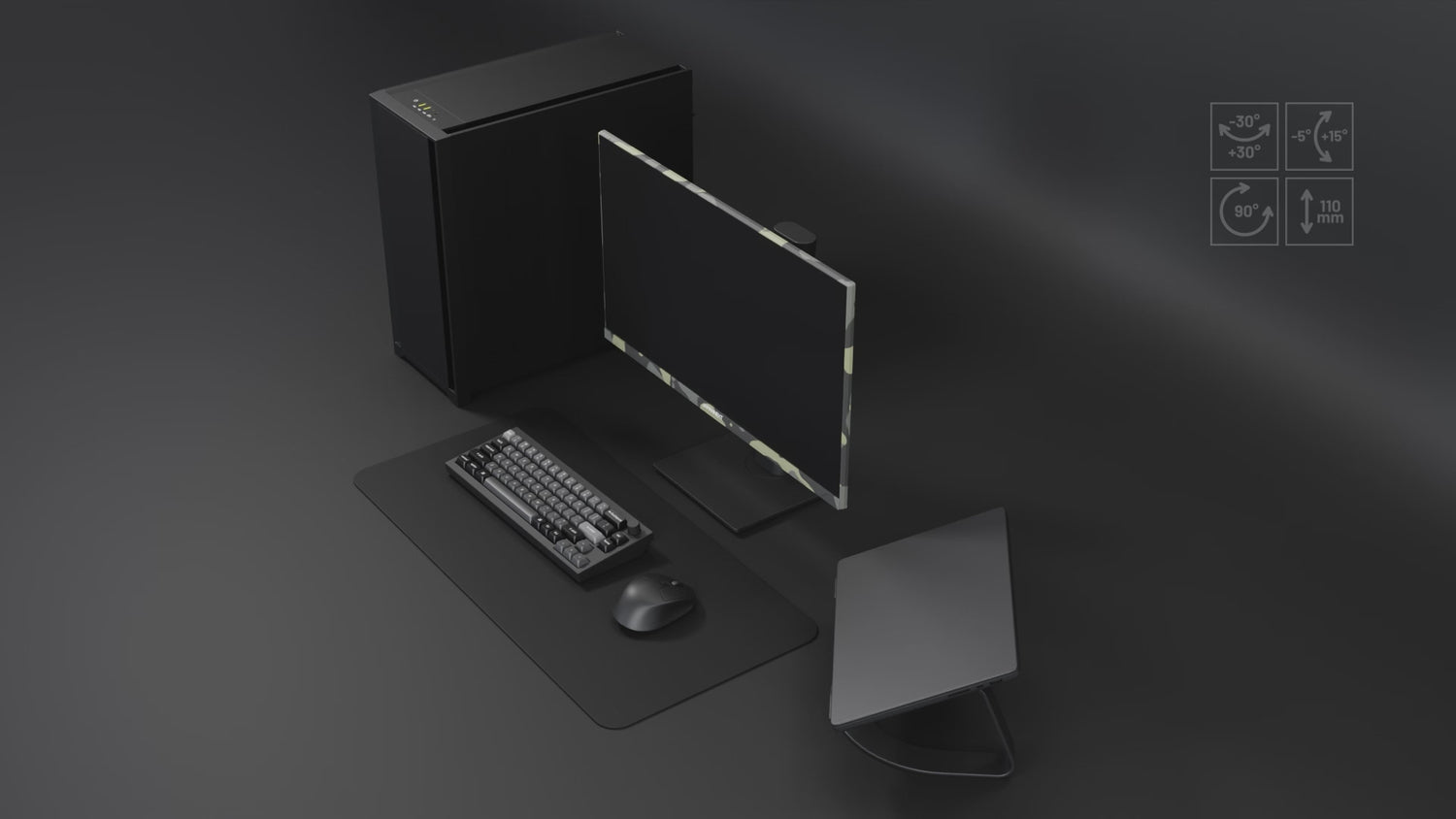 Gaming Monitor | 23.8&quot; | IPS | FHD | 200Hz | HSP | Camo color