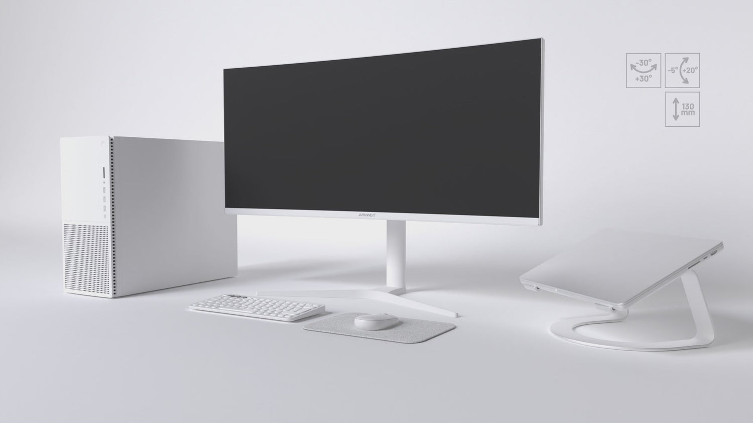 Curved Monitor | 34&quot; | UWQHD | IPS Panel | White