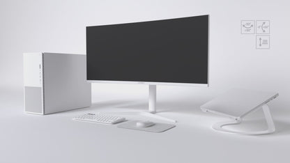 Curved Monitor | 34&quot; | UWQHD | IPS Panel | White