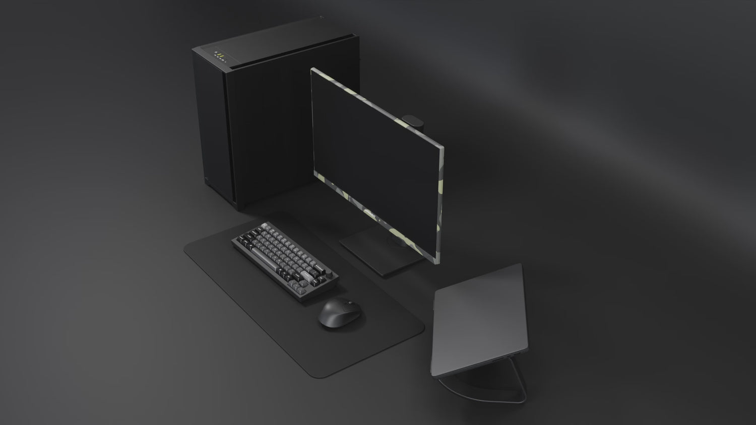 Gaming Monitor | 23,8&quot; | IPS | FHD | 200 Hz | HSP | Tarnfarben-Design